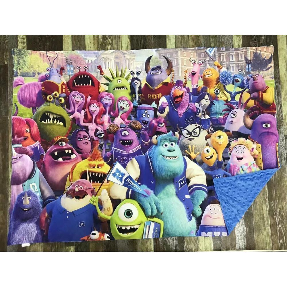 Monsters University Kids Minky Blankrt